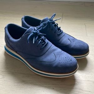 Cole Haan zerogrand originalgrand in blue suede nubuck 9 1/2M